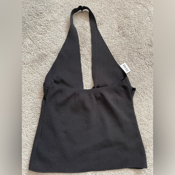 NWT Urban Outfitters|| Silence + Noise Rennie Belted Halter Sweater Size Medium - Picture 3 of 5